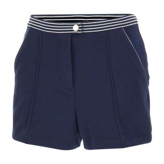 Lacoste Short Shorts, female, Blue, Size: XS Piqu&eacute; Shorts