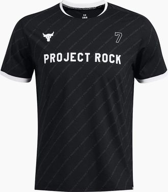 Under Armour Mens Regular Fit Crew Neck Rugby T-Shirt - Black - Size: 36