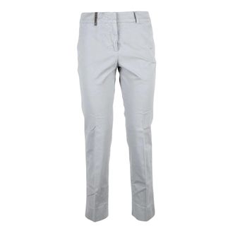 PESERICO Pantaloni Chino Corti - - Trousers - Donna - Grigio - M