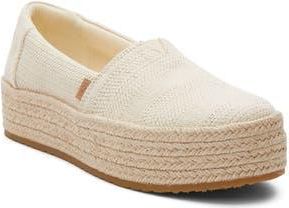 Toms Valencia Platform Espadrille in Light Natural at Nordstrom Rack, Size 7.5