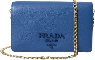 Prada Iconic Monogram Leather Sling Purse