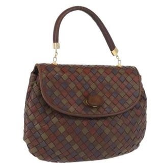 Bottega Veneta Pre-owned Handbags, female, Multicolor, Size: ONE SIZE Pre-owned Vintage Hand Bag