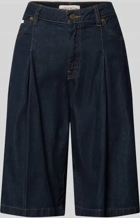 Guess Bermudas im 5-Pocket-Design mit Label-Detail in Dunkelblau, Gr&ouml;&szlig;e 24