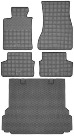 OEM Bmw S5 G31 Estate Desde Mayo De 2017. Juego De Alfombrillas De Goma Para Coche + Alfombrilla Para Maletero