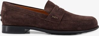 Tod's Mocassini in suede con logo laterale - TODS - gender_Woman