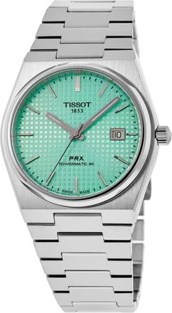 Tissot PRX Powermatic 80 Automatic Green Dial Steel Womens Watch T137.207.11.091.01