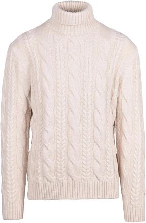 Eleventy Maglione - Heren - Coltruien - Beige - XL - Wol - Truien & Vesten
