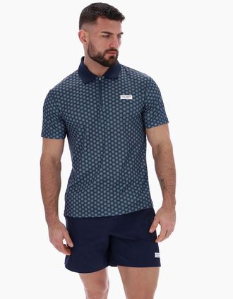 Ted Baker Mens Ted Baker JAYDEN TBMTS2619 Polyester Mens Blue Activewear Polo Shirts - Size: 38