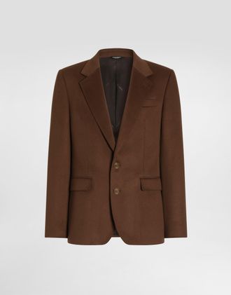 Dolce & Gabbana Sicilia Light Single-breasted Cashmere Jacket - Man Suits And Blazers 48