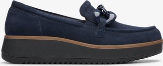Clarks Zylah May Navy Suede