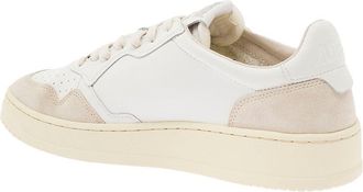 Autry Mens Low Top Sneaker Medalist White Leather Cow Trainers
