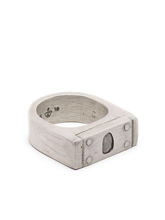 Parts Of Four Plate Single ring - Silver
