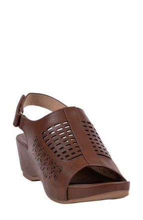 Good Choice Shoes Mahina Wedge Sandal in Brown at Nordstrom Rack, Size 8.5