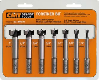 CMT 537.000.07 Estuche 7 Brocas Tipo Forstner S=3/8 L=90 Kss Dx