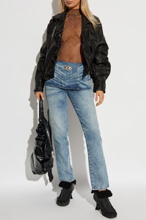 Diesel T-ANGERY Body, Womens, Brown