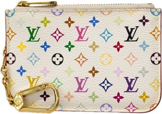 Louis Vuitton Blanc Raisin Coin Purse/Coin Case (Pre-Owned)