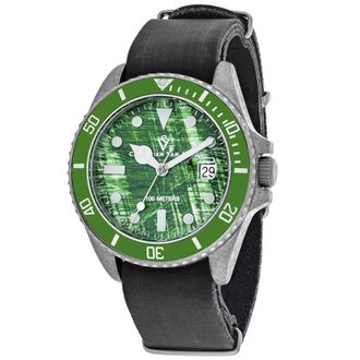 Christian Van Sant Montego Vintage Quartz Green Dial Mens Watch CV5202B