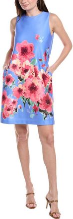 Anne Klein Printed Scuba Shift Dress