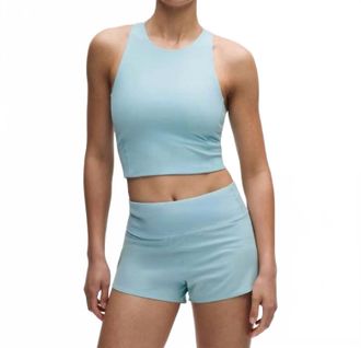 lululemon Swift Speed Cropped Tank Top In Foam Cloud