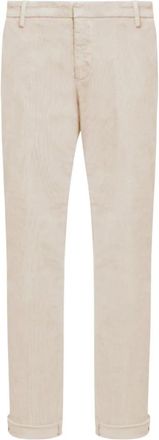 Dondup Pantaloni Gaubert relax regular in velluto stretch - - Trousers - Uomo - Beige - W29