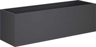 vidaXL Macetero De Jard&iacute;n Gris Antracita 100 X 30 X 30 Cm Vidaxl