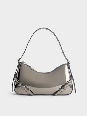 Charles & Keith Sloane Metallic Shoulder Bag