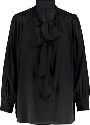 Emily van den Bergh Blouses - Dames - Blouses - Zwart - XS - Overhemden