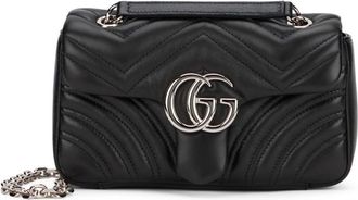 Gucci Black GG Marmont small shoulder bag