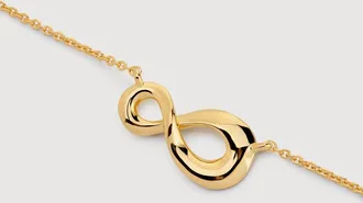 Monica Vinader Gold Infinity Chain Necklace