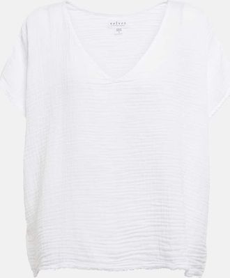 Velvet Elsa cotton gauze top