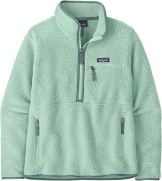 Patagonia Retro Pile Marsupial Fleecepullover f&uuml;r Damen | gr&uuml;n