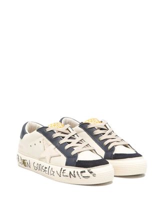 Golden Goose May Sneakers In Two-Tone Leather