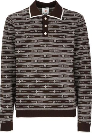 Casablanca Hombre, Jerseys, Marr&oacute;n, Talla: 2XL