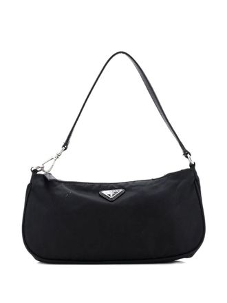 Prada Pochette Shoulder Bag Tessuto Small hobo bag - Zwart