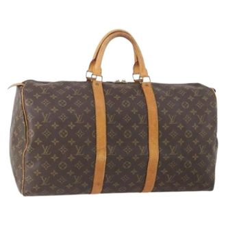 Louis Vuitton Pre-owned Weekend Bags, female, Brown, Size: ONE SIZE Pre-owned Boston Bag