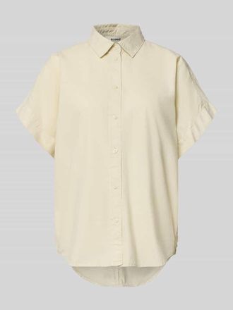 Ecoalf Regular Fit Hemdbluse mit Hemdblusenkragen Modell Isabel in Hellgelb, Gr&ouml;&szlig;e 34