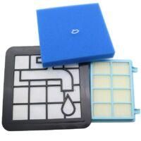 OEM Kit De Filtro De Espuma Lavable Para Aspiradoras Philips Power Pro Compact Fc9331/09, Fc9332/09, Fc8010/01, Fc8010 - Crezuo
