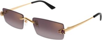 Cartier Ct0598s005 Gold Gold Violet