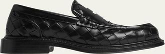 Bottega Veneta James Intrecciato Leather Loafers