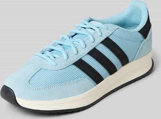 adidas Low Top Sneaker mit echtem Rindsleder in Hellblau, Gr&ouml;&szlig;e 36,5