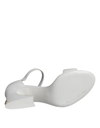 Dolce & Gabbana Keira Sandal Heel - White