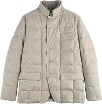 Fay Giacca Trapuntata in Misto Lana - - Jackets - Uomo - Beige - S