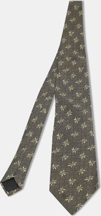 HUGO BOSS Boss By Hugo Boss Green Jacquard Silk Traditional Tie