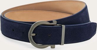 Ferragamo Uomo Cintura regolabile Blu