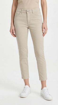 MAC Broeken 7/8-Hose MAC Melanie Summer, Damen, Gr. 34, L&auml;nge 27, string ppt, Twill, Obermaterial: 97% Baumwolle, 3% Elasthan, figurbetont, Hosen 7/8-Hose, Verk&uuml;r