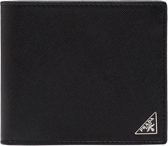 Prada SS26 Saffiano Leather Wallet Black 2MO513-QHH-F0002