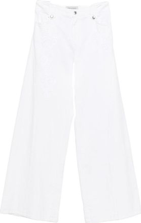 Ermanno Scervino Womens Flared Denim Jeans