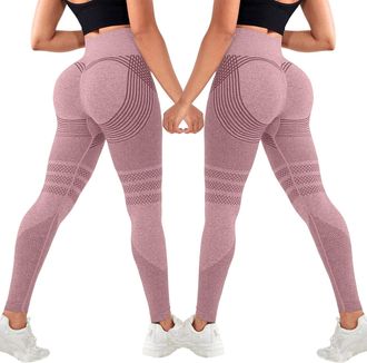 Generic Slimove 3D Leggings - Slimove Cellulite Leggings, Legging That Hide Cellulite, Anti Cellulites for Women (2Pcs*Pink,M)