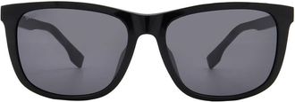 HUGO BOSS Dark Grey Square Mens Sunglasses BOSS 1617/F/S 0807/IR 59