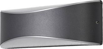 Lucande Lucande - L&aacute;mpara De Pared Led Exterior akira En Negro Aluminio